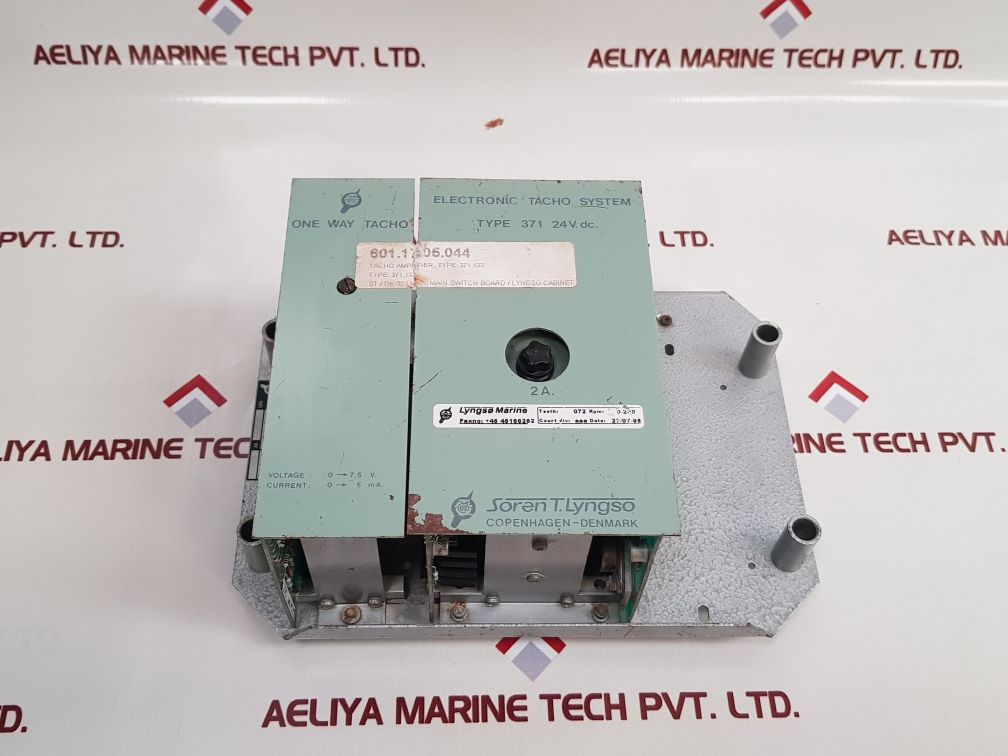 Soren T.Lyngso 371 24V.Dc Electronic Tacho System 371133000 V02