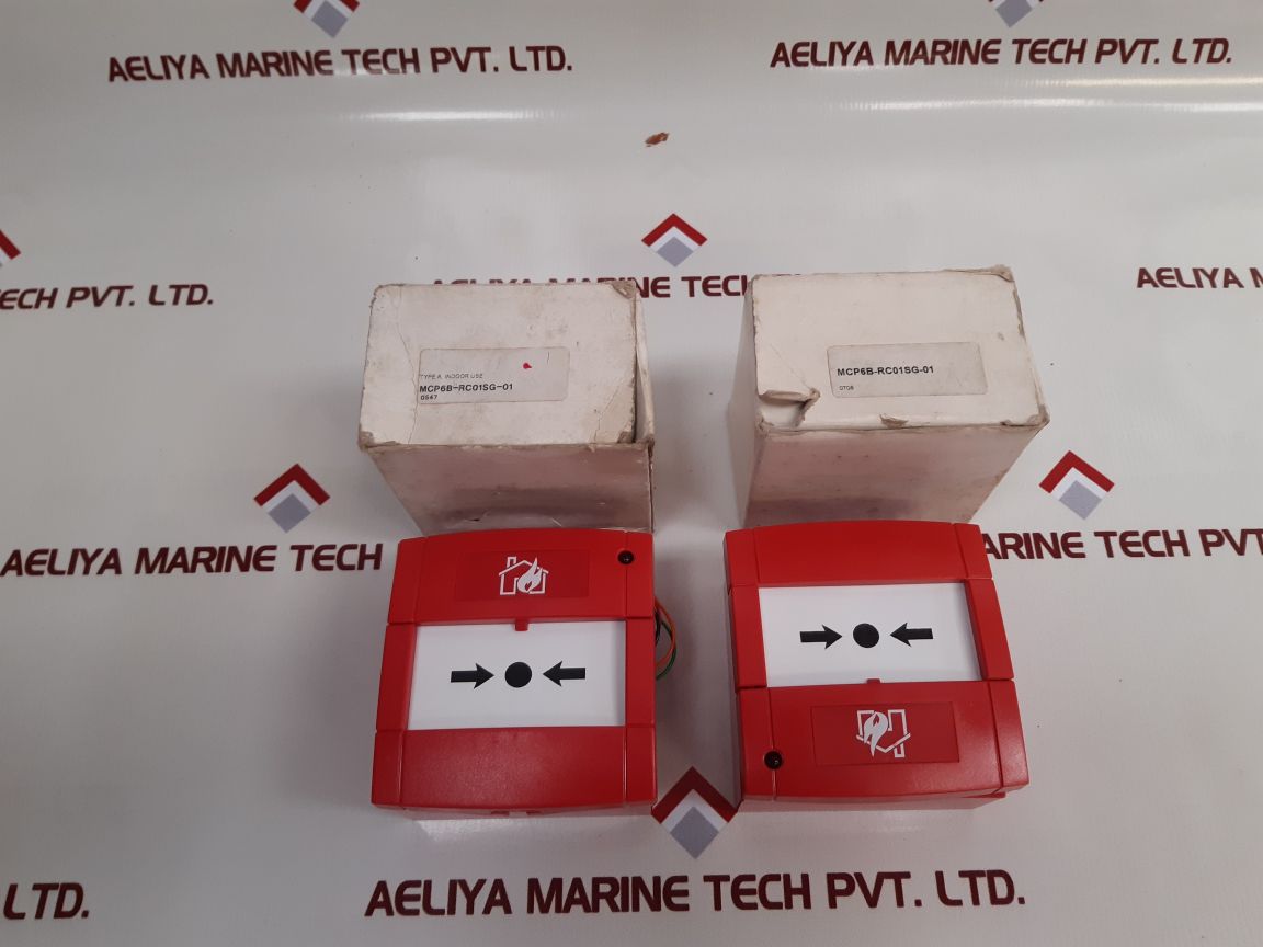 Kac Alarm Mcp6B-rc01Sg-01 Surface Mounted Manual Call Point