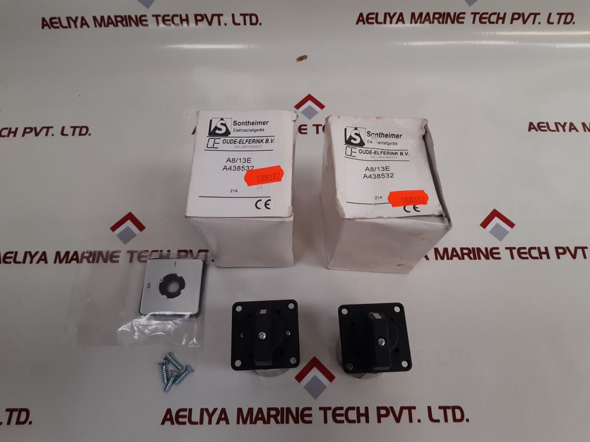 Set of 2x Sontheimer a438532 rotary cam switch 21a