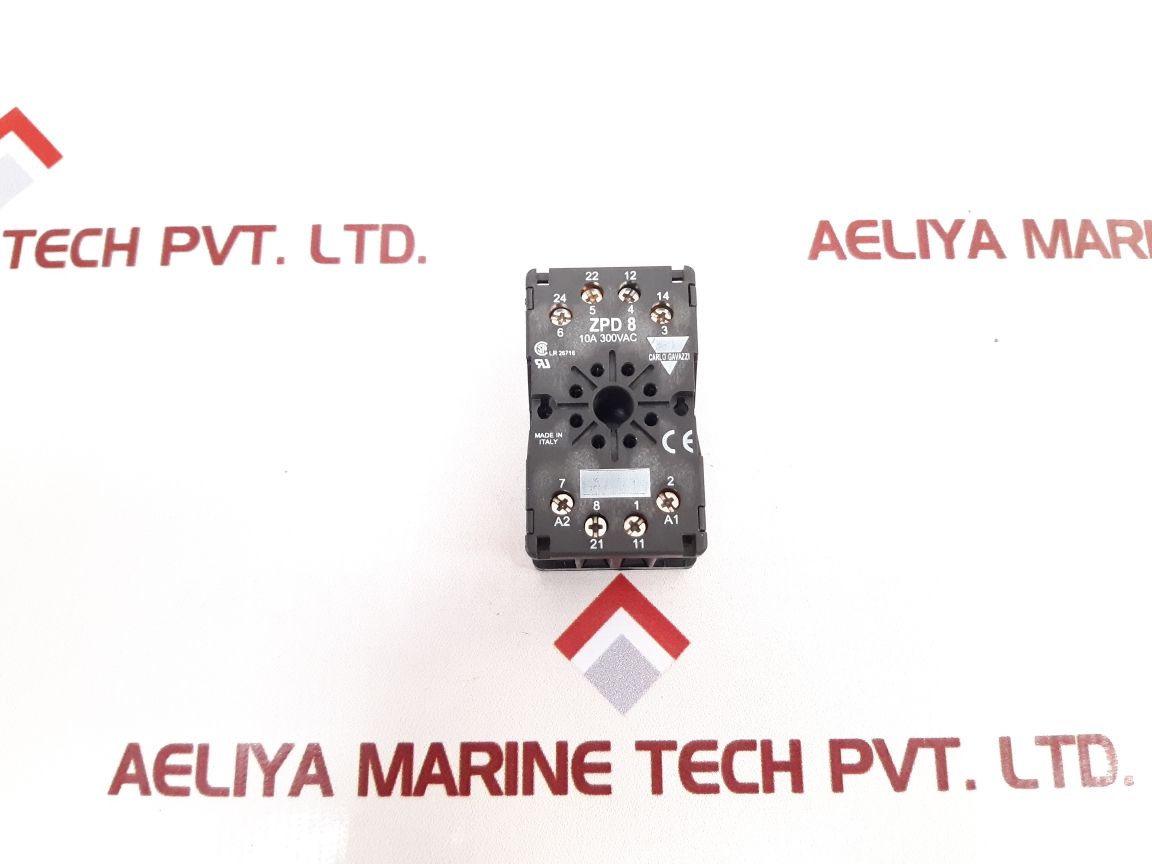 Carlo Gavazzi Zpd8 Relay Socket 10A 300Vac