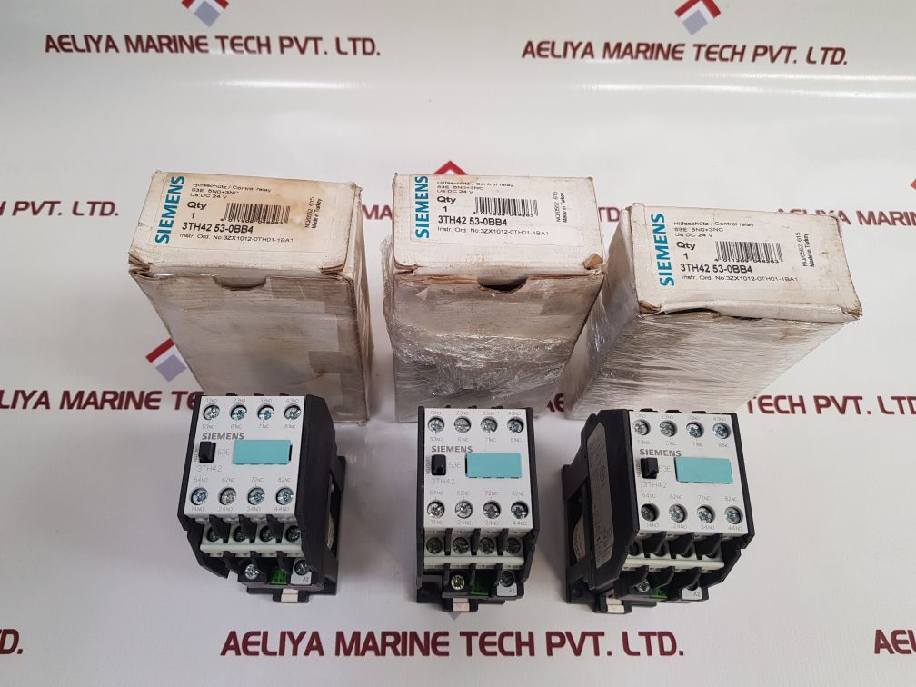 Siemens 3Th4253-0Bb4 Control Relay Ac-1 16A