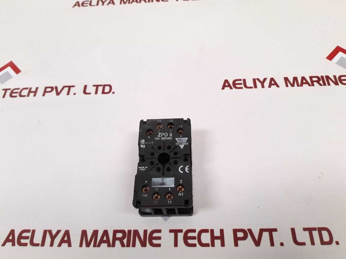 Carlo Gavazzi Zpd8 Relay Socket 10A 300Vac