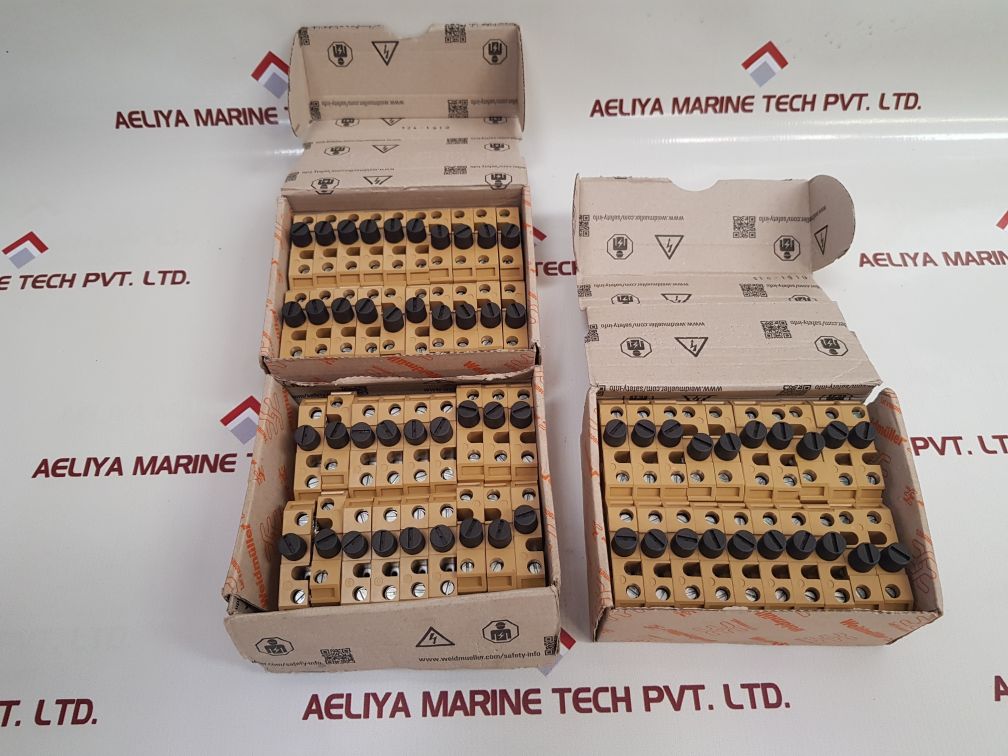 Set of 29x Weidmuller saks1 terminal block 600v 10a