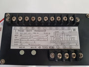 Toyo Keiki Eg-3At-sd 3-phase Watt Transducer 0~ 2700 Kw