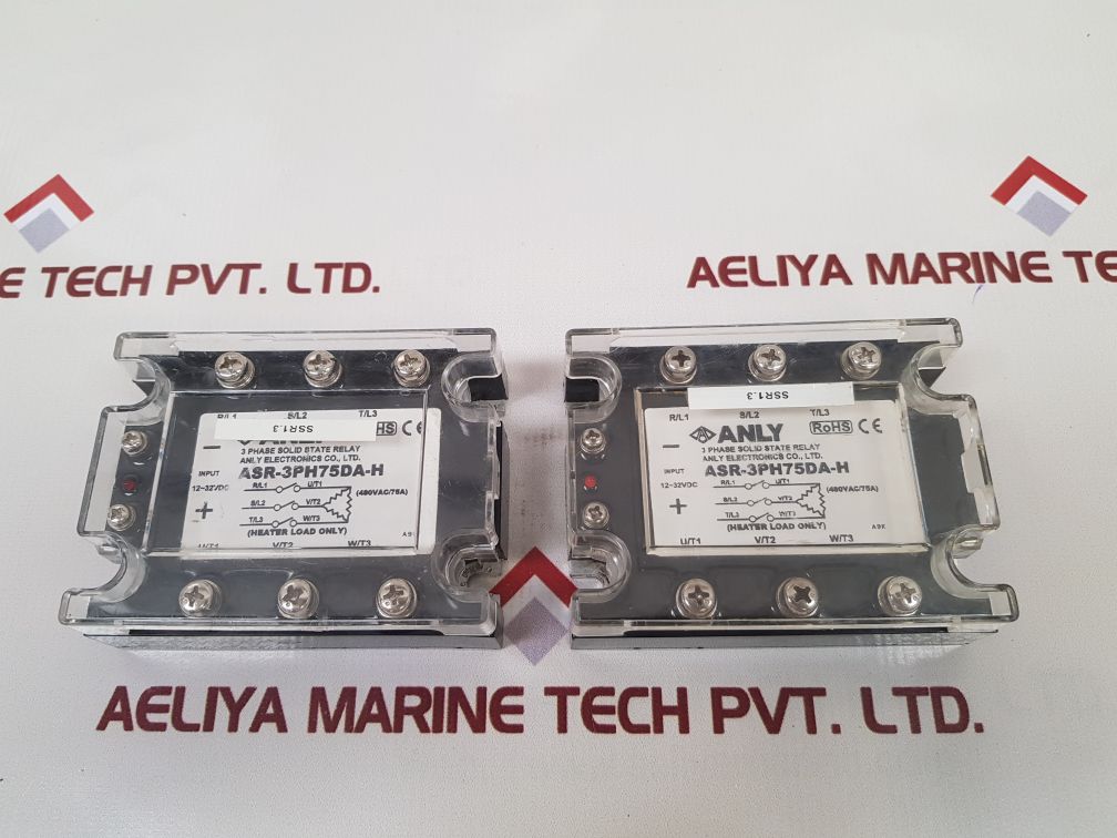 Anly Asr-3Ph75Da-h 3-phase Solid State Relay