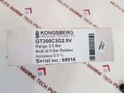 Kongsberg gt300c3g2.5v pressure transmitter