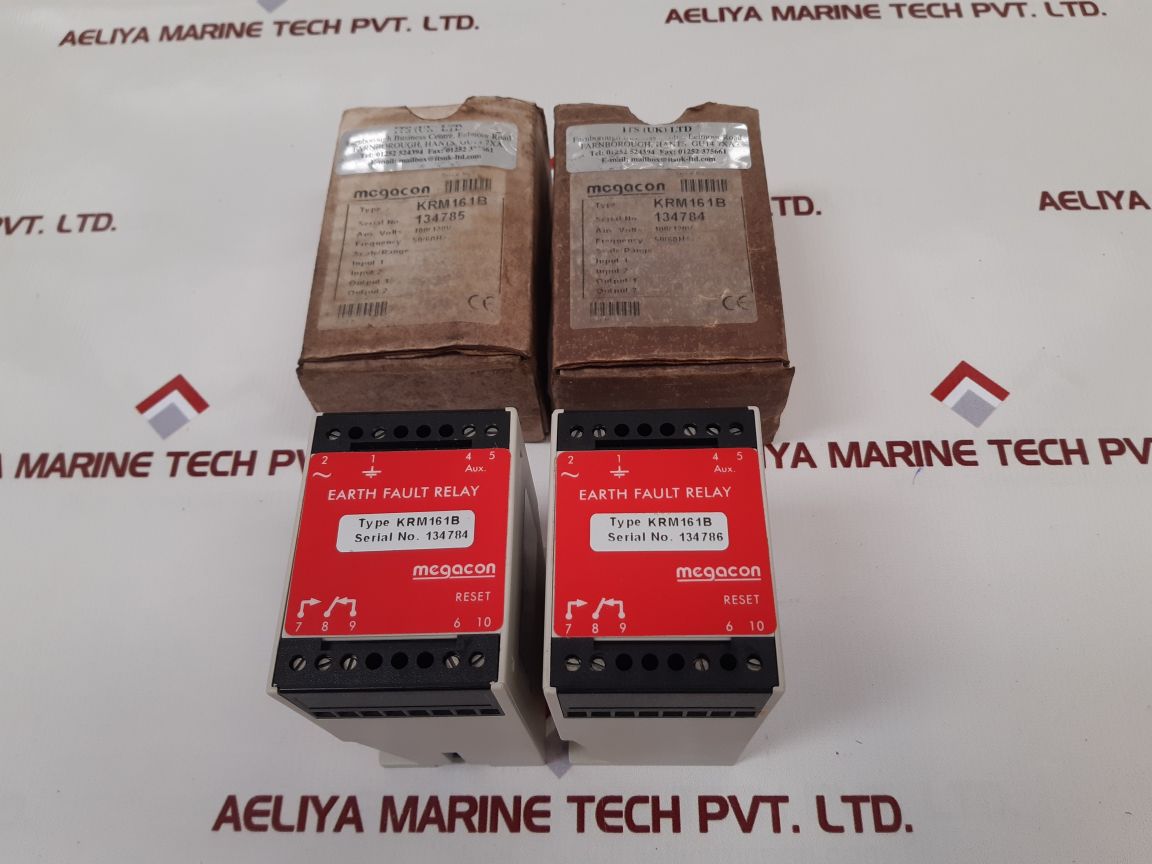 Megacon Krm161B Earth Fault Relay 100/120V