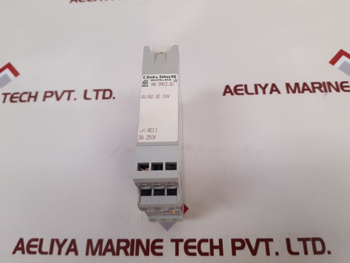 E.Dold Mk 9903.81 Time Delay Relay Ac11 3A 250V