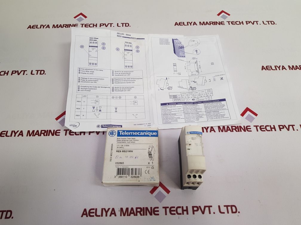 Telemecanique Re9Ms21Mw Multi Function Timer Relay