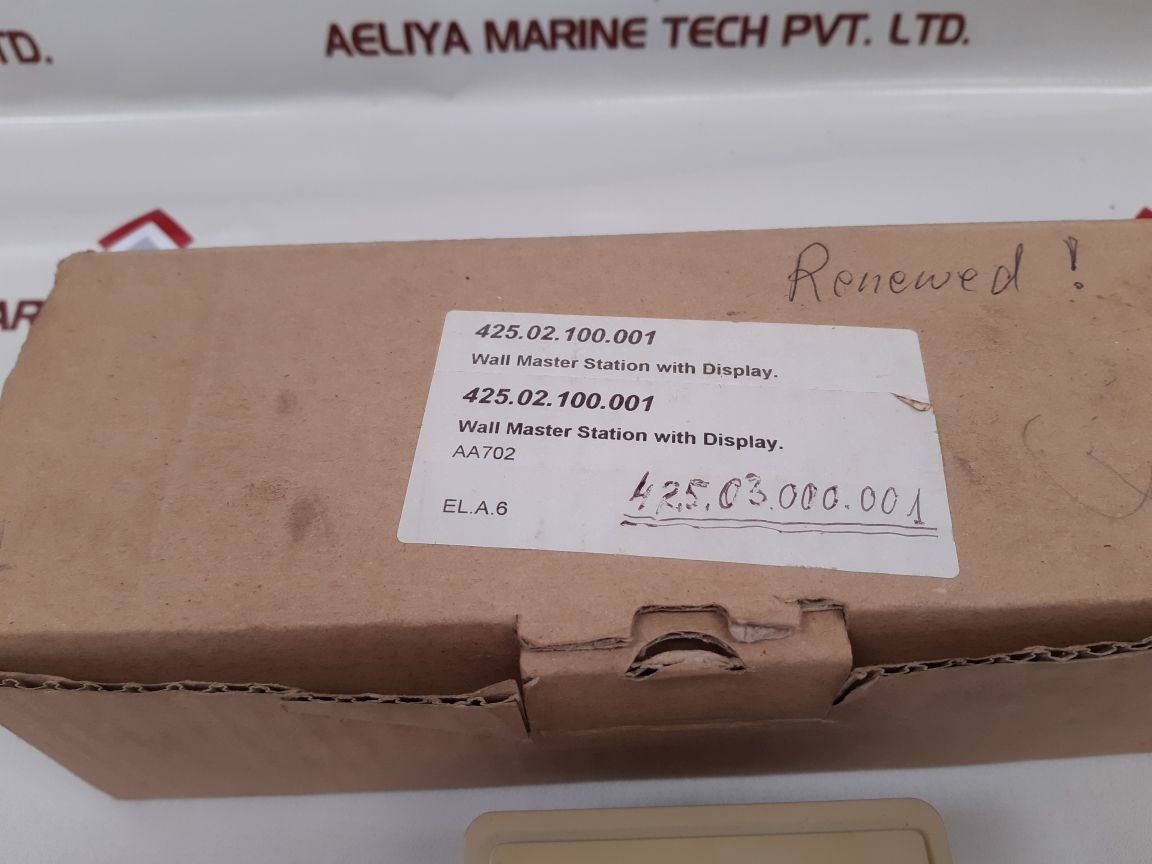 Zenitel Aa702 Wall Master Station With Display