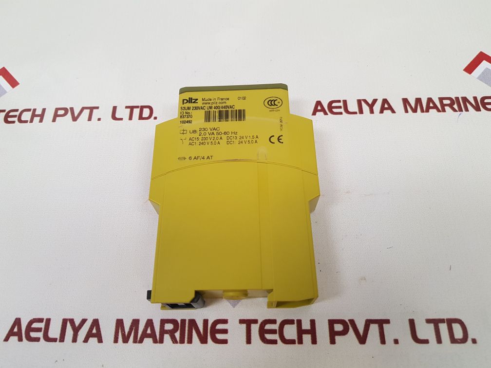Pilz S3Um 230Vac Um 400/440Vac Monitoring Relay 230Vac