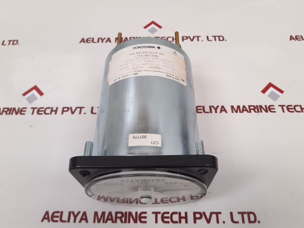 Yokogawa 103222Ajpd7Jws Ac Kilowatts Meter