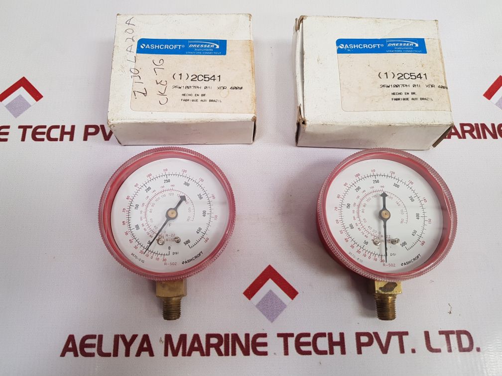Ashcroft r-502 9570-01g pressure gauge 