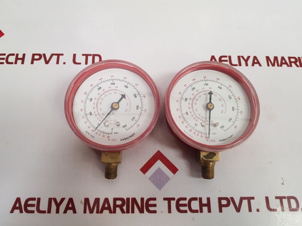 Ashcroft r-502 9570-01g pressure gauge 