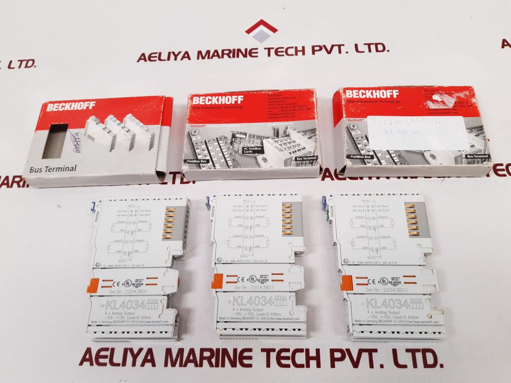 Beckhoff Kl4034 Bus Terminal Module – Aeliya Marine