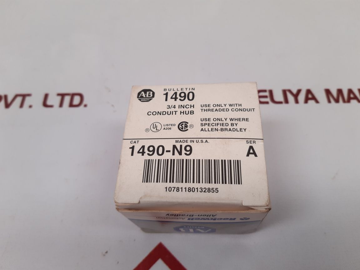 Allen-bradley 1490-n9 Conduit Hub Ser: A