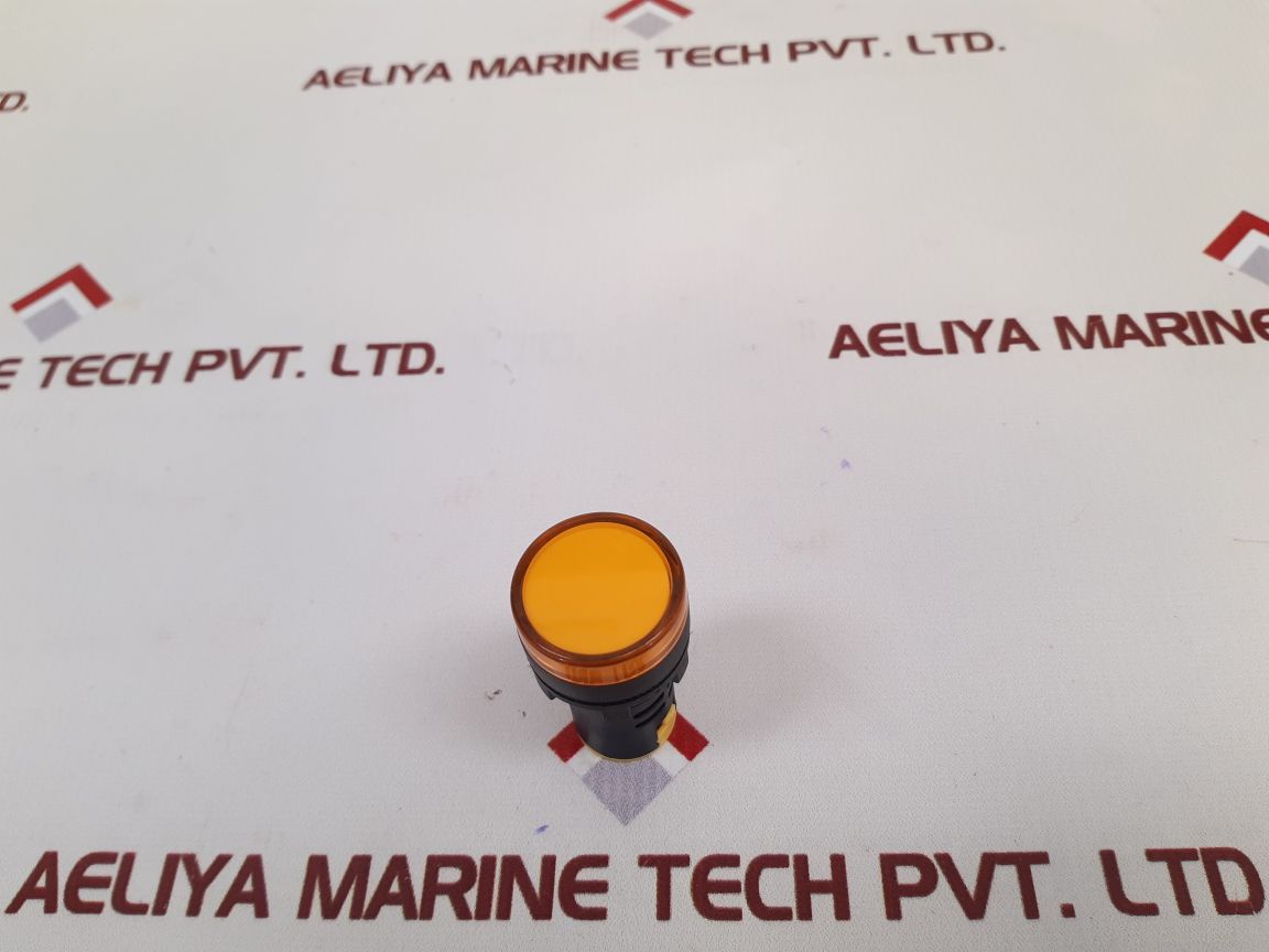 Lot Of 3X Apt Ad16-22D/S31 Yellow Led Signal Light Ac 220V