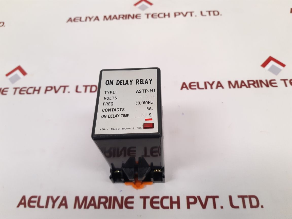 Anly Astp-n1 Time On Delay Relay 240Vac 50/60 Hz – Aeliya Marine