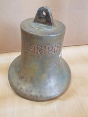 Caribia express 1976 bell ship brass bell antique