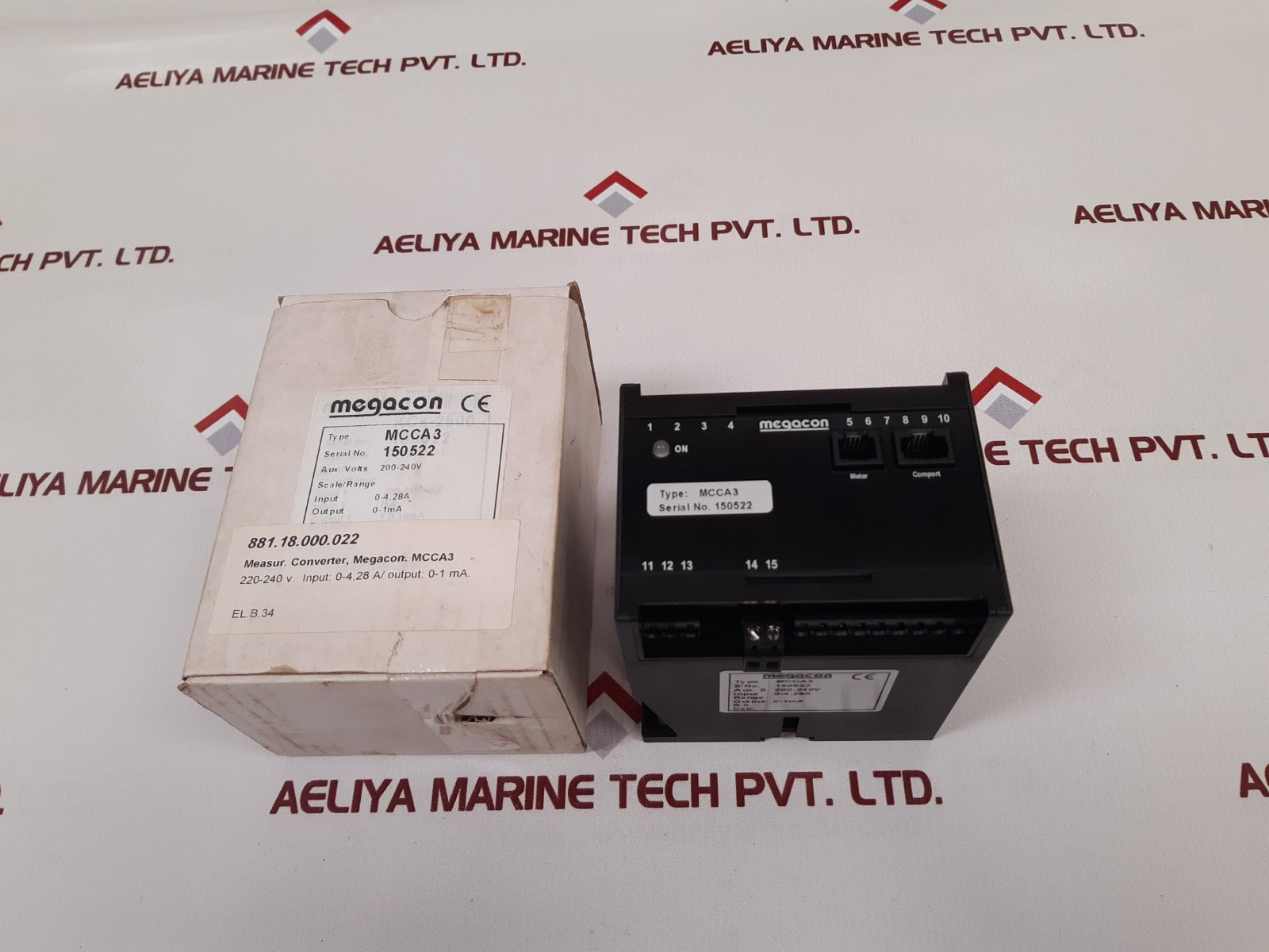 Megacon Mcca3 Ac Current Transducer 200-240V