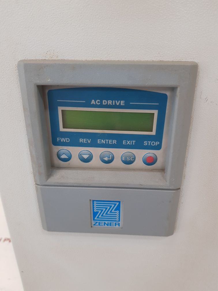 Zener msc-3r30 variable speed drive 3r030d6