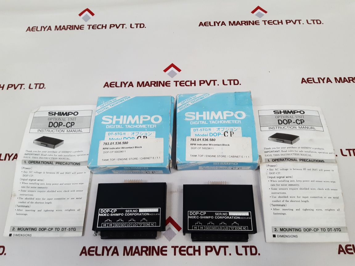 Shimpo Dop-cp Digital Tachometer