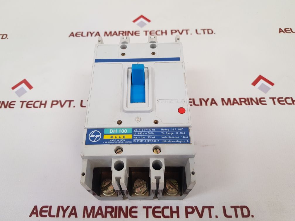 Larsen & Toubro Dh100 Mccb Circuit Breaker Used