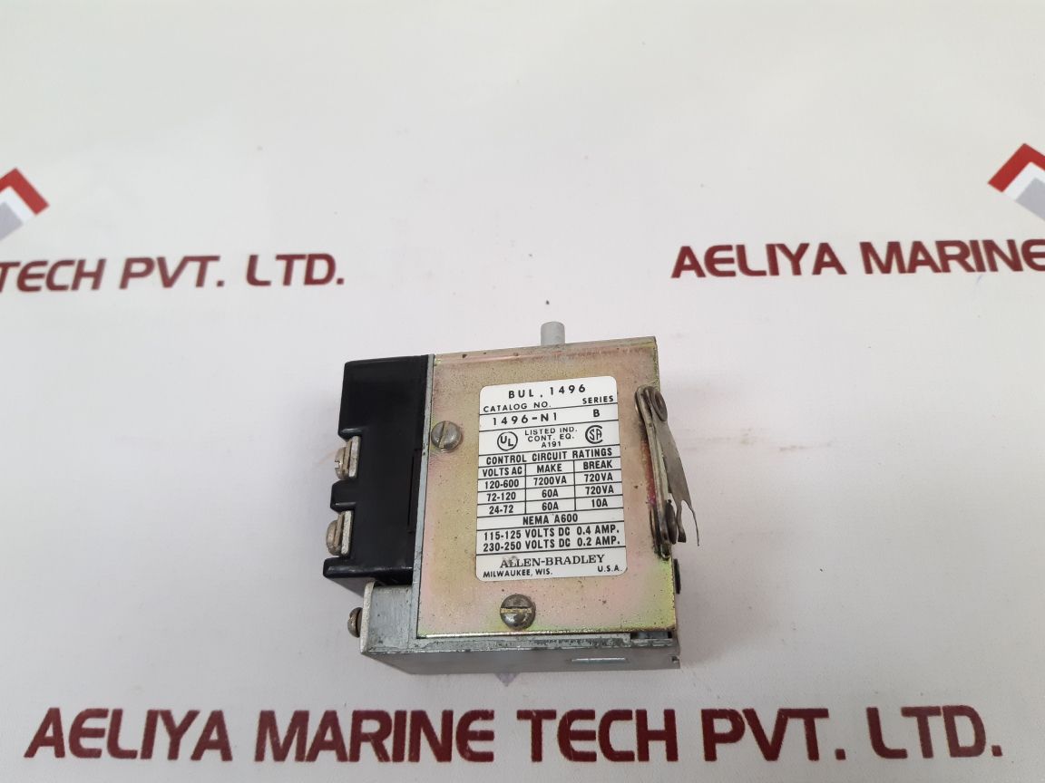 Allen-bradley 1496-n1 Pneumatic Time Delay Relay