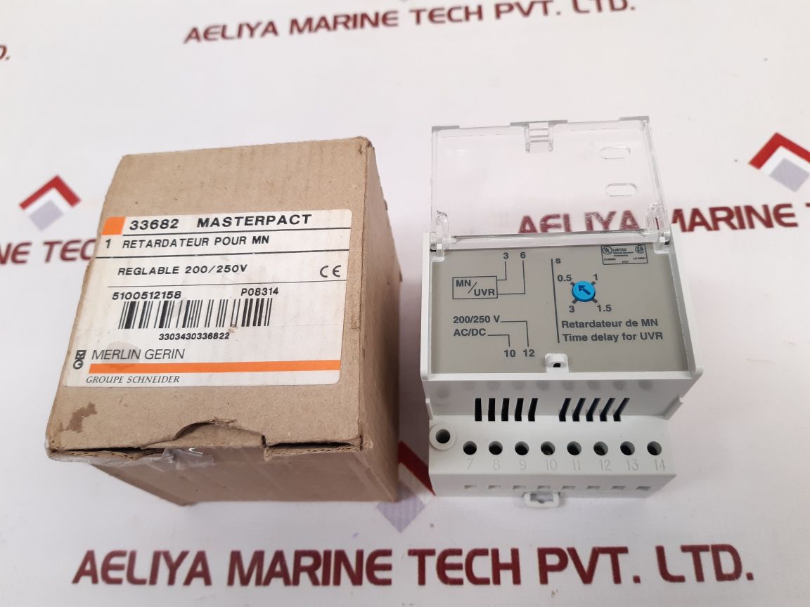 Merlin Gerin 33682 Masterpact Time Delay For Uvr