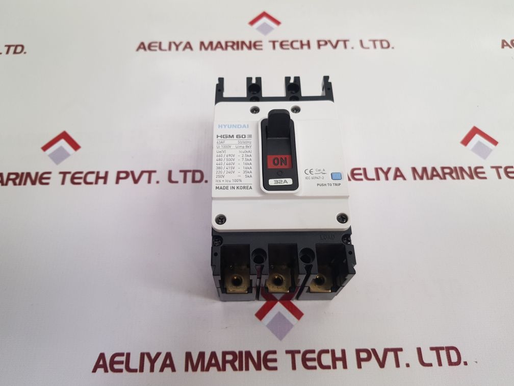 Hyundai Hgm 60E Molded Case Circuit Breaker 63Af 50/60Hz