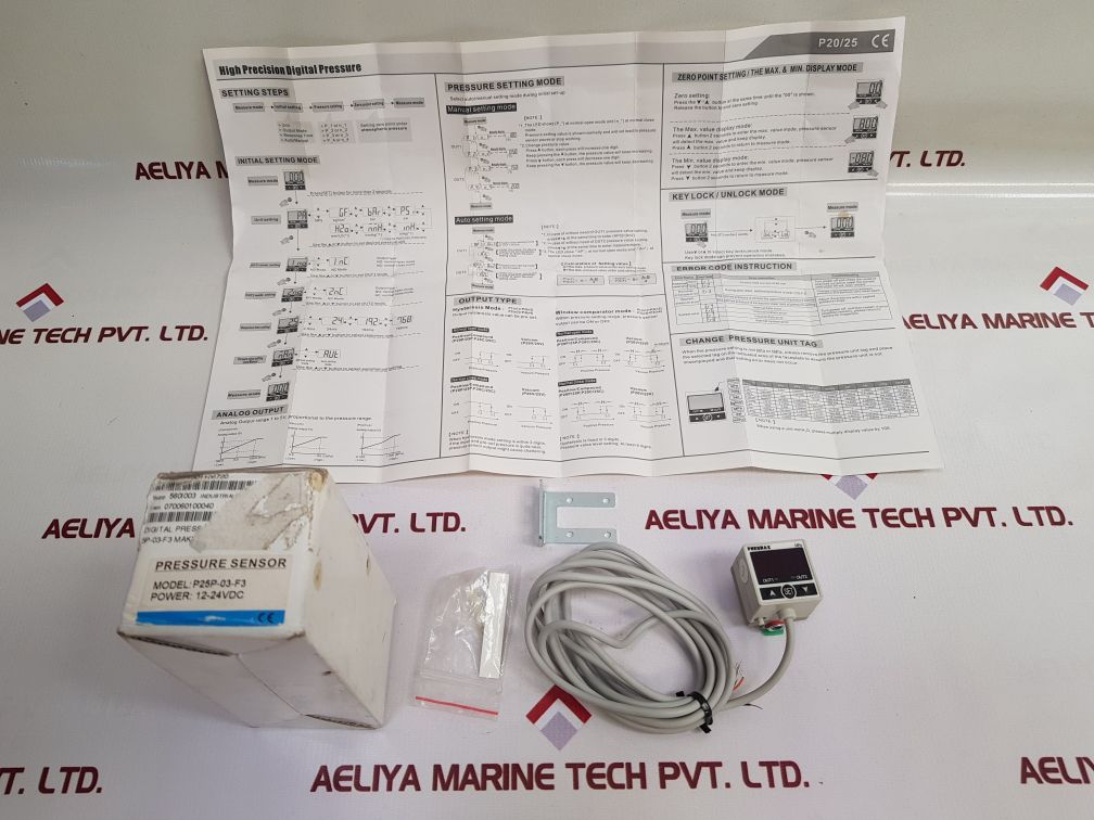 Pneumax P25P-03-f3 Pressure Sensor