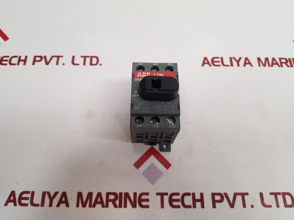 Abb Ot40F3 Disconnect Switch