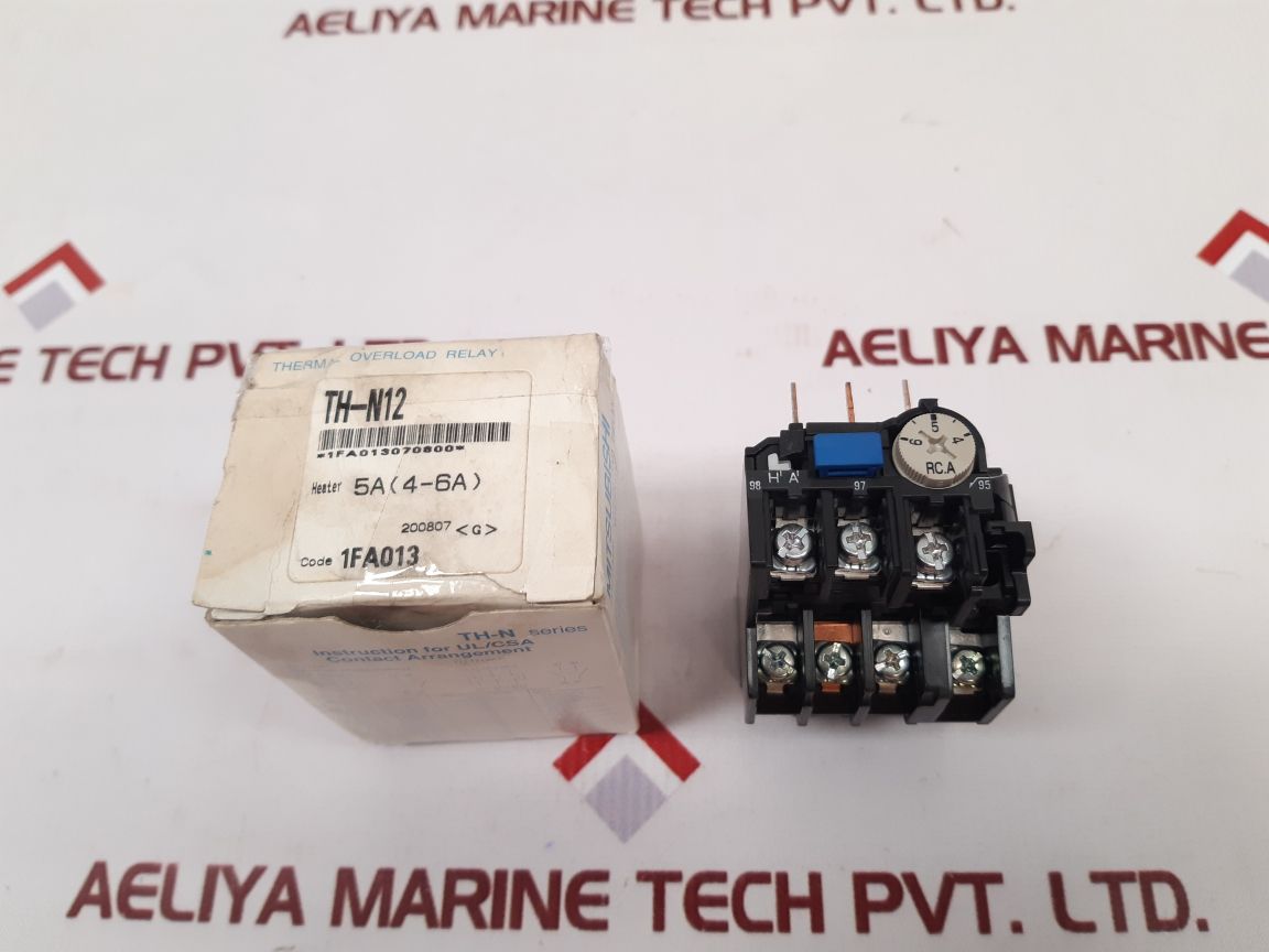 Mitsubishi Th-n12 600Vac Thermal Overload Relay