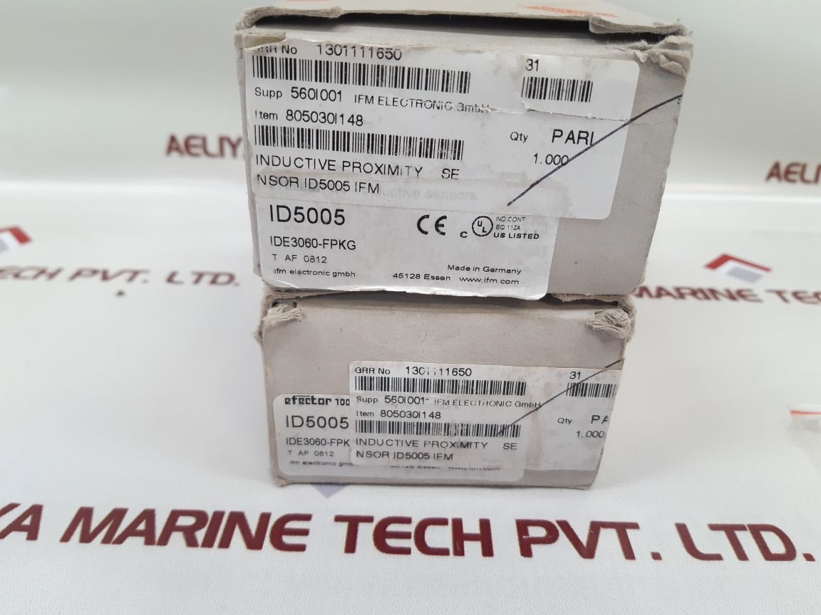 Ifm Electronic Id5005 Inductive Sensor Ide3060-fpkg