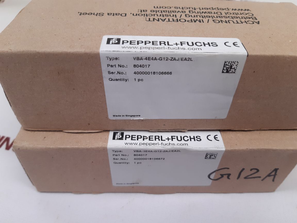 Pepperl+Fuchs Vba-4E4A-g12-zaj/Ea2L Module 