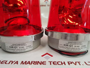 Edwards 53R-g1 Adapabeacon Rotating Light Red