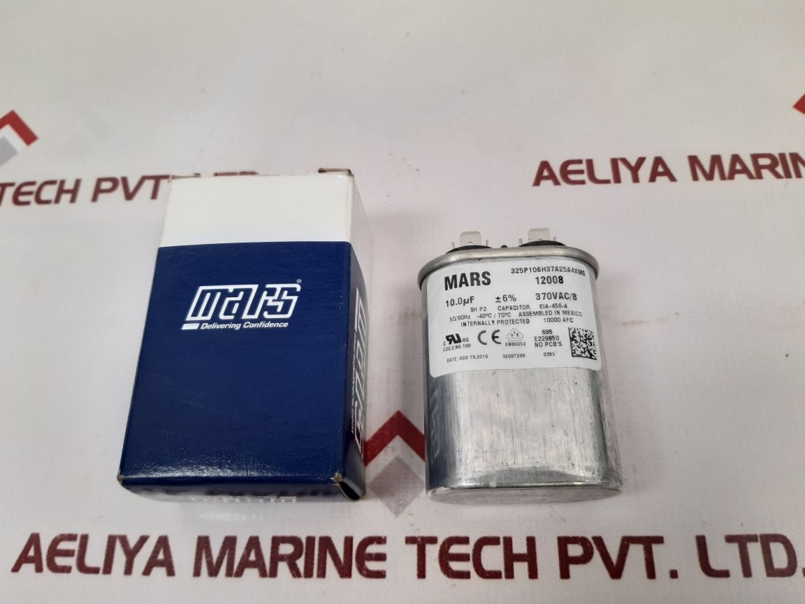 Mars 12008 Motor Run Capacitor 370Vac/B