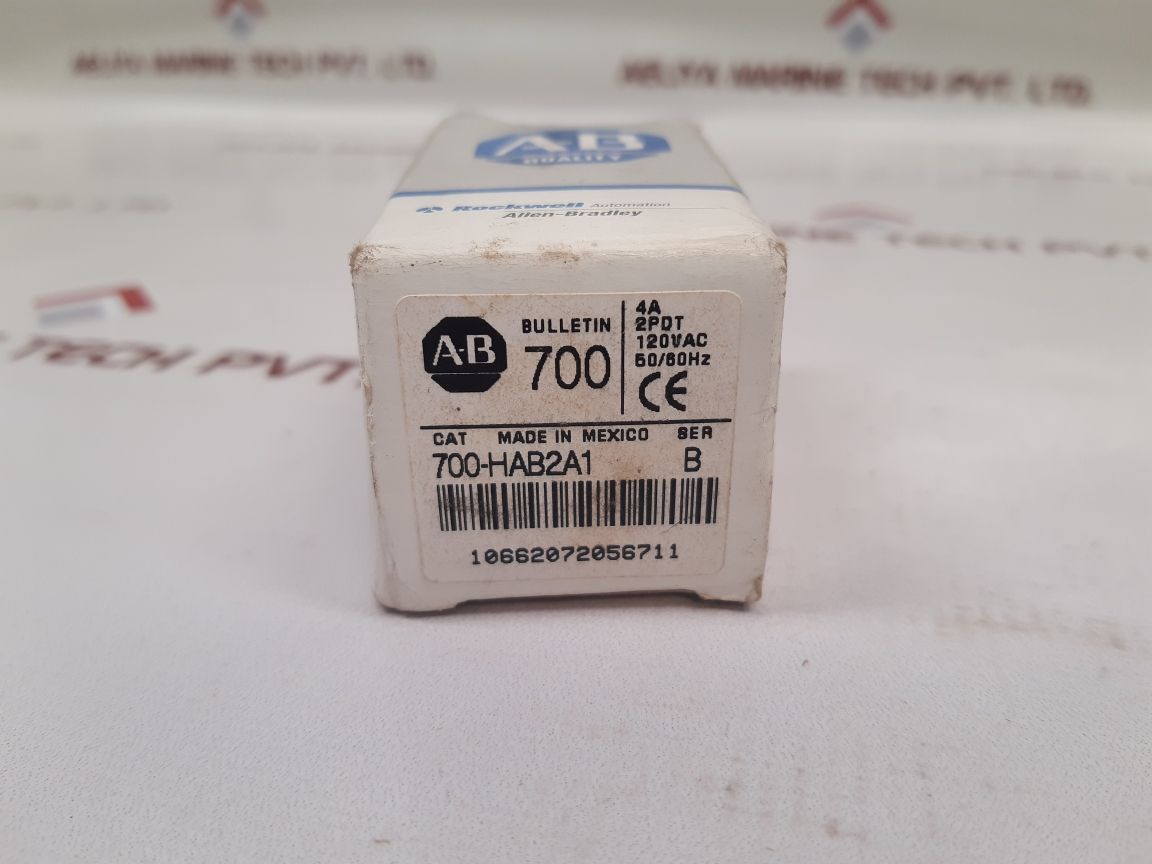 Allen-bradley 700-hab2A1 Ser: B General Purpose Relay 120Vac