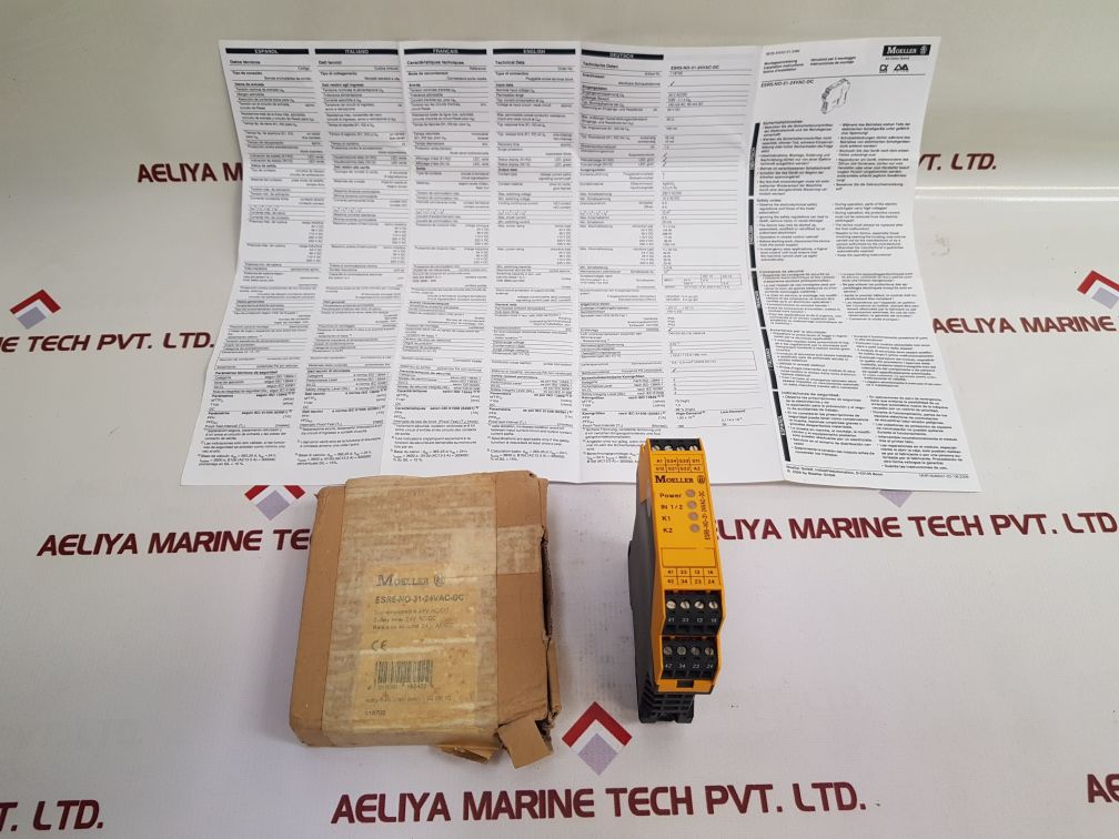 Moeller Esr5-no-31-24Vac-dc Safety Relay