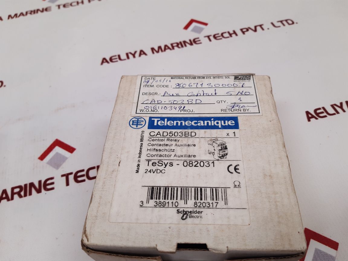 Schneider Electric/Telemecanique Cad 503Bd Control Relay 10A 690V