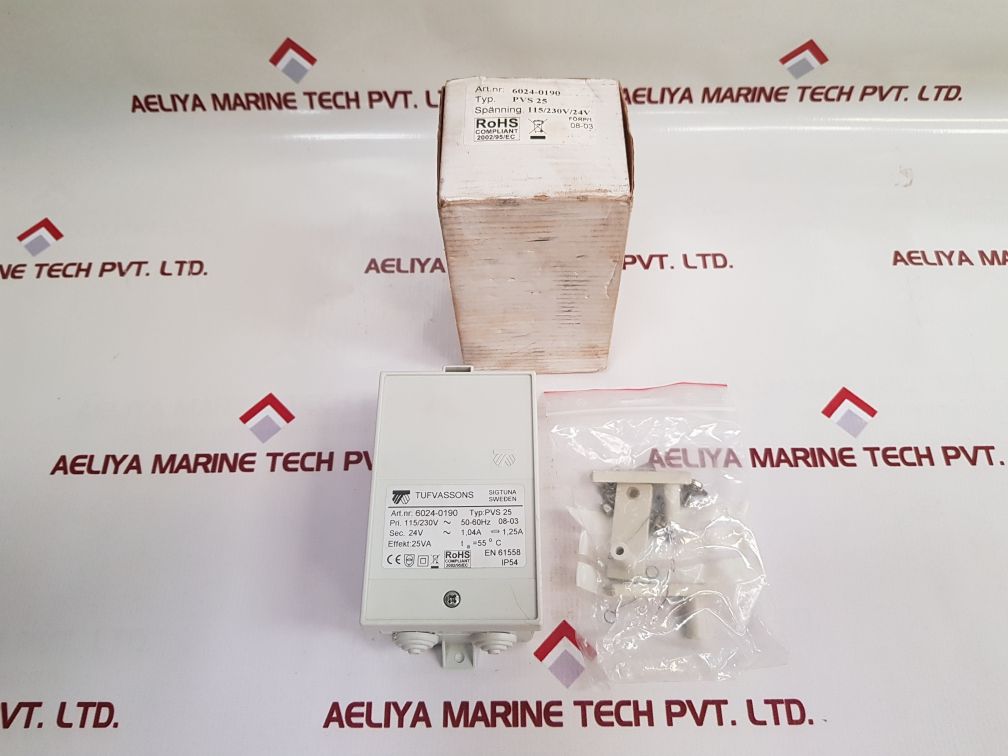 Tufvassons 6024-0190 Ac Power Supply Pvs25