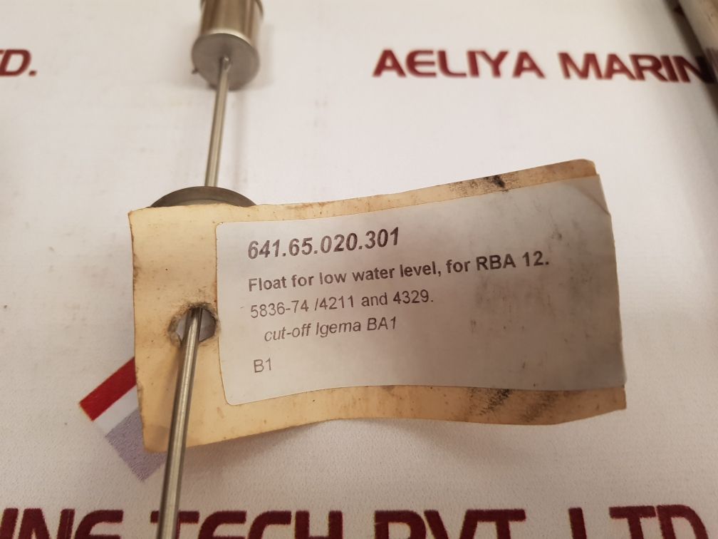 Float For Low Water Level Cut-off Igema Ba1 641.65.020.301