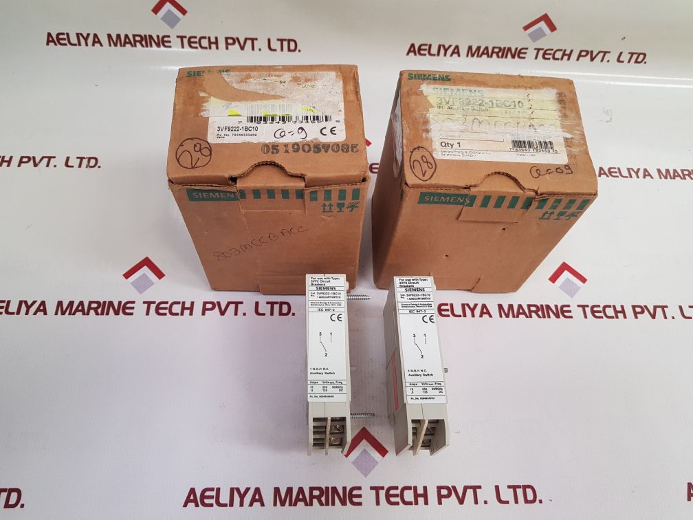 Siemens 3Vf9222-1Bc10 Auxiliary Switch