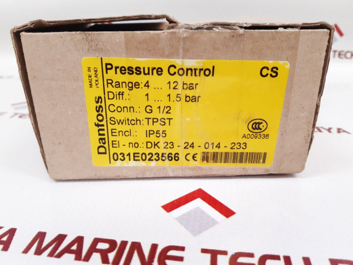 Danfoss Cs 6A Pressure Switch