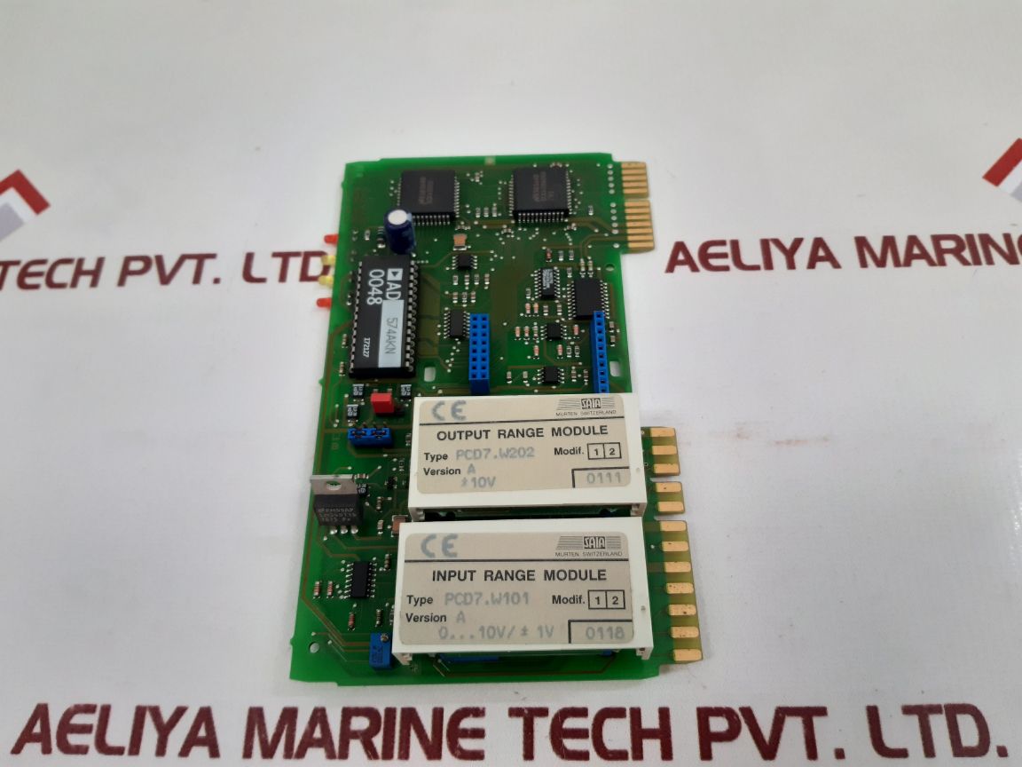 Saia At&S Fe-4D Pcb Card Pcd4 W100