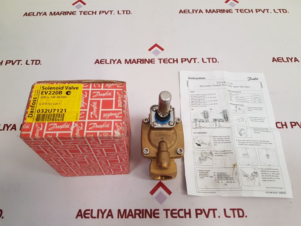 Danfoss ev220b solenoid valve 032u7121