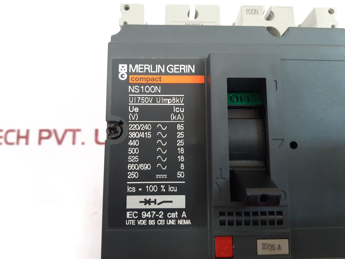 Merlin Gerin Ns 100N Circuit Breaker – Aeliya Marine
