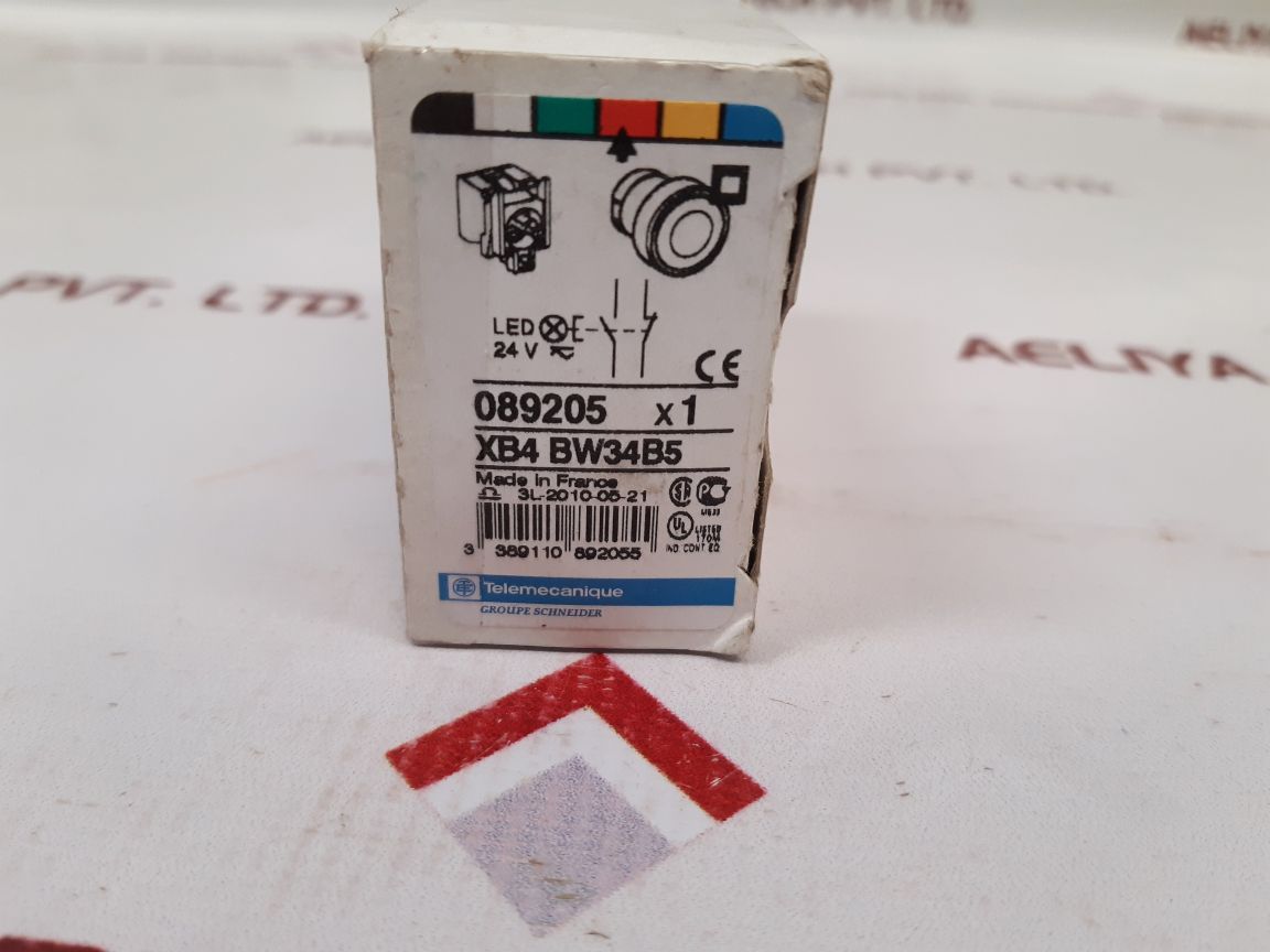 Telemecanique Zbe-101 Contact Red Push Button