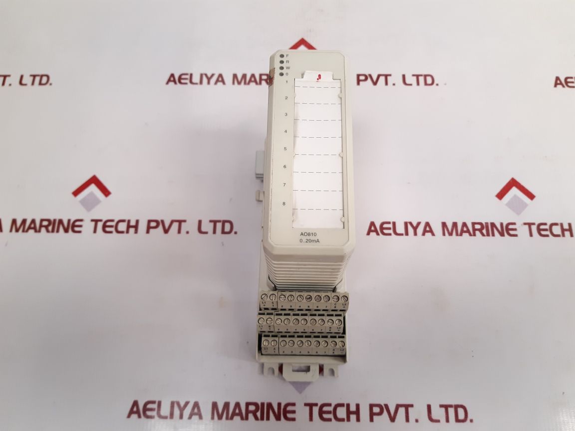 Abb Ao810 3Bse008522R1 Output Module With 3Bse013230R1 Terminal Unit