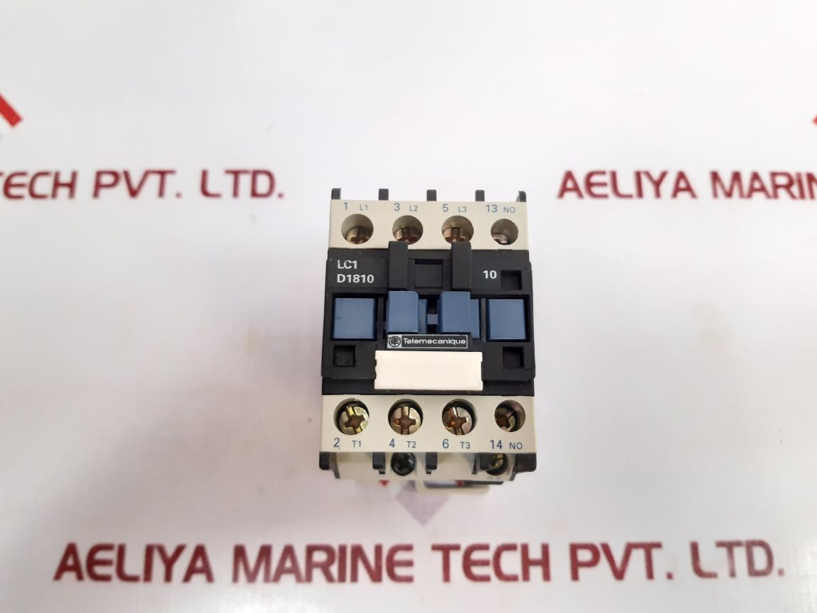 Telemecanique Lc1 D1810 Contactor 220-230V 50Hz 220-240V 60Hz